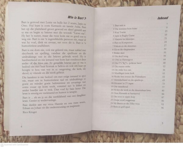 Liewe Ma – Van Bart — Rico Kruger **GETEKEN** secondhand book