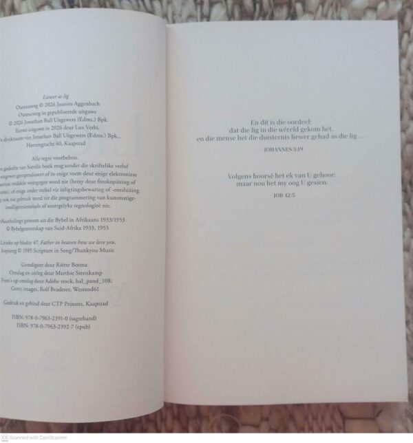 Liewer As Lig — Juanita Aggenbach secondhand book
