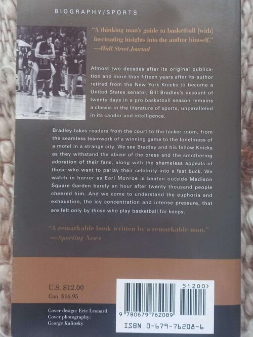 Life On The Run — Bill Bradley secondhand book