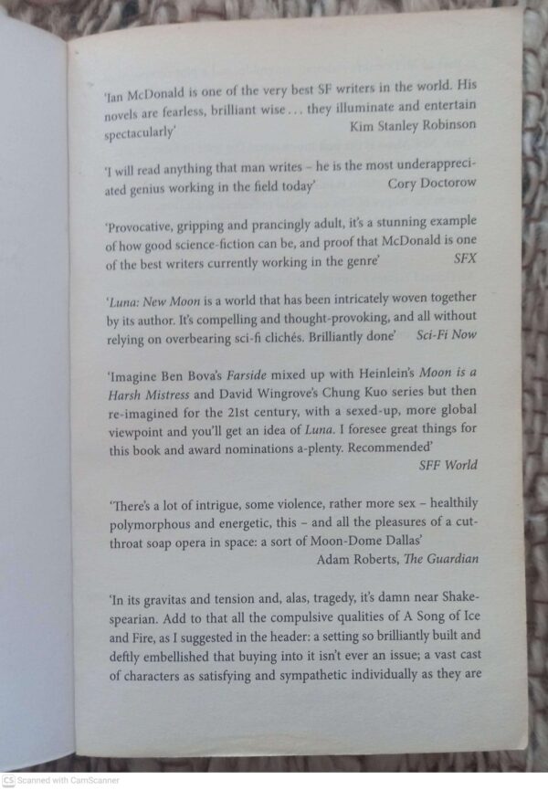 Luna: New Moon — Ian McDonald secondhand book