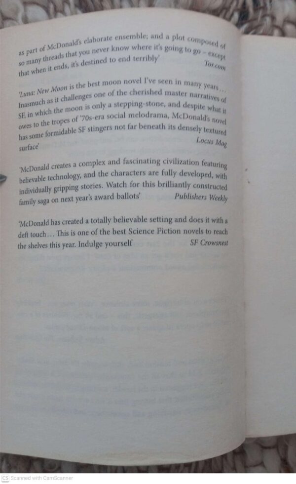 Luna: New Moon — Ian McDonald secondhand book