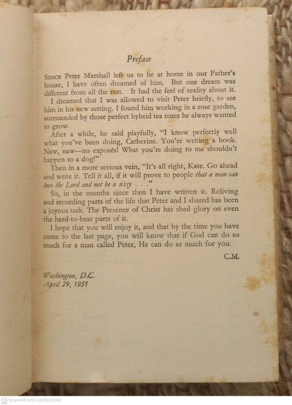 A Man Called Peter — Catherine Marshall secondhand book
