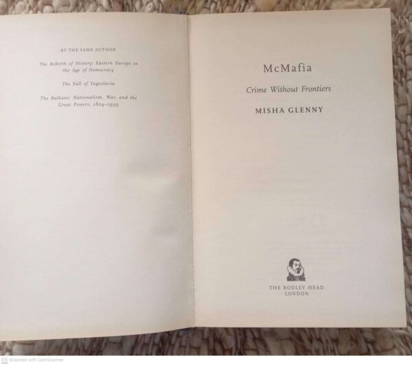 McMafia: Crime Without Frontiers — Misha Glenny secondhand book