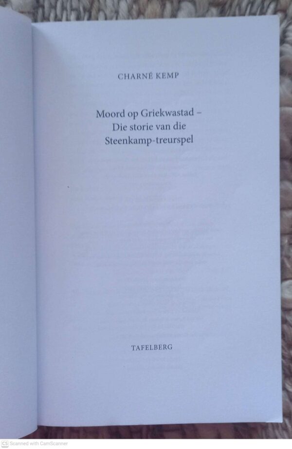 Moord Op Griekwastad — Charné Kemp secondhand book