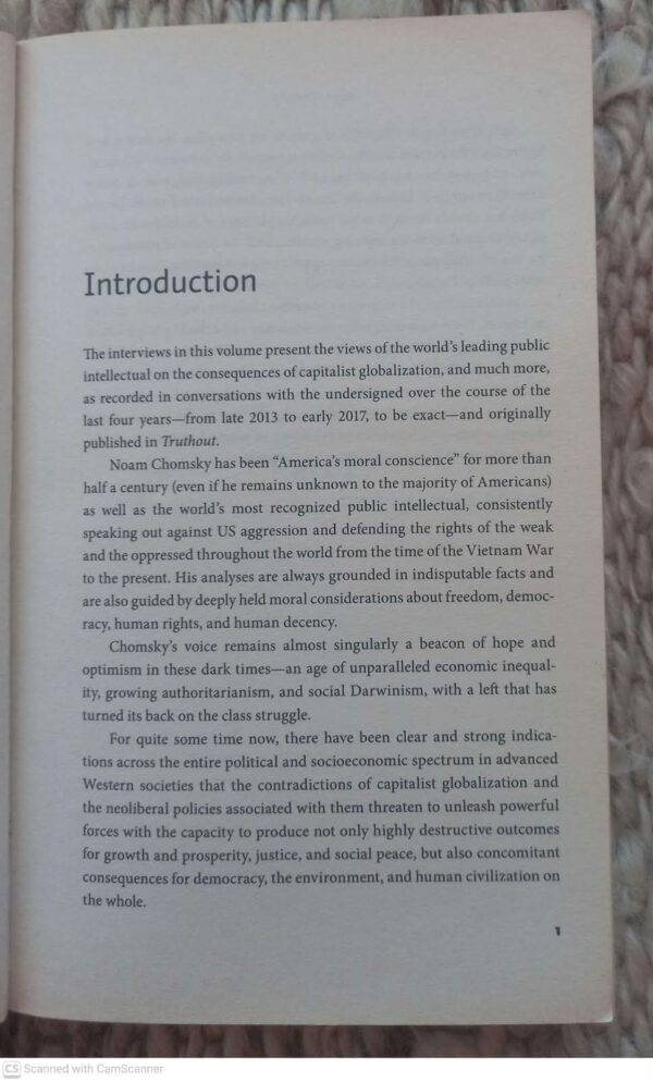 Optimism Over Despair — Noam Chomsky secondhand book