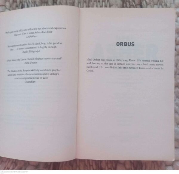 Orbus — Neal Asher secondhand book