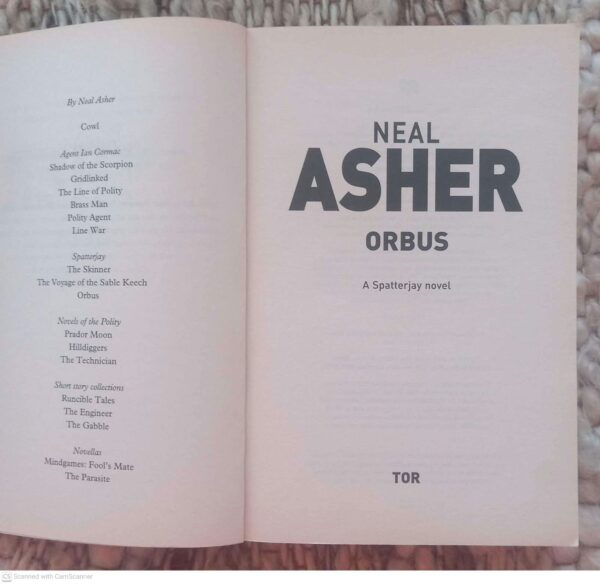 Orbus — Neal Asher secondhand book