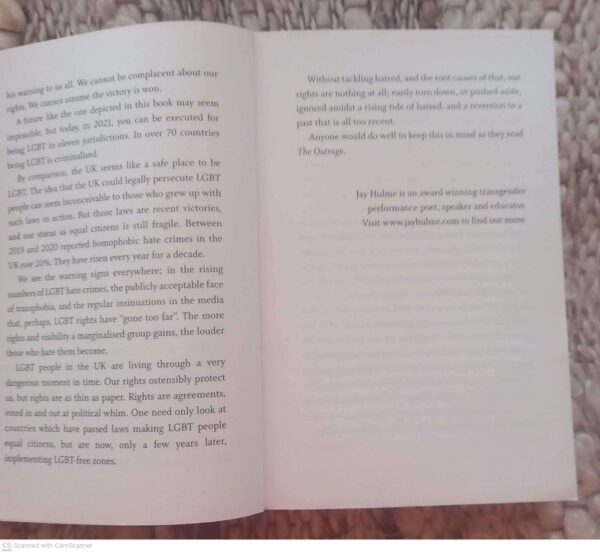 The Outrage — William Hussey secondhand book