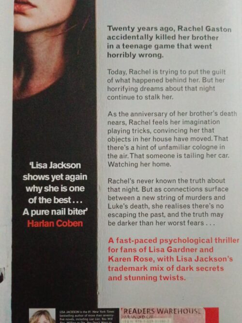 Paranoid – Lisa Jackson secondhand book