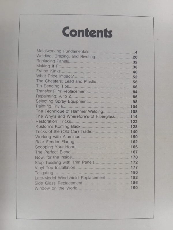 Petersen’s Basic Bodywork And Painting –  Spence Murray secondhand book