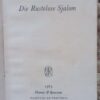 Die Rustelose Sjalom — Abraham H. De Vries secondhand book