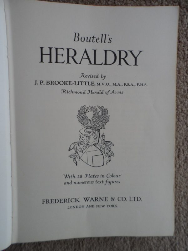 Boutell’s Heraldry – J.P. Brooke-Little secondhand book