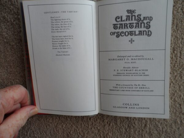 The Clans And Tartans Of Scotland – Robert Bain secondhand book