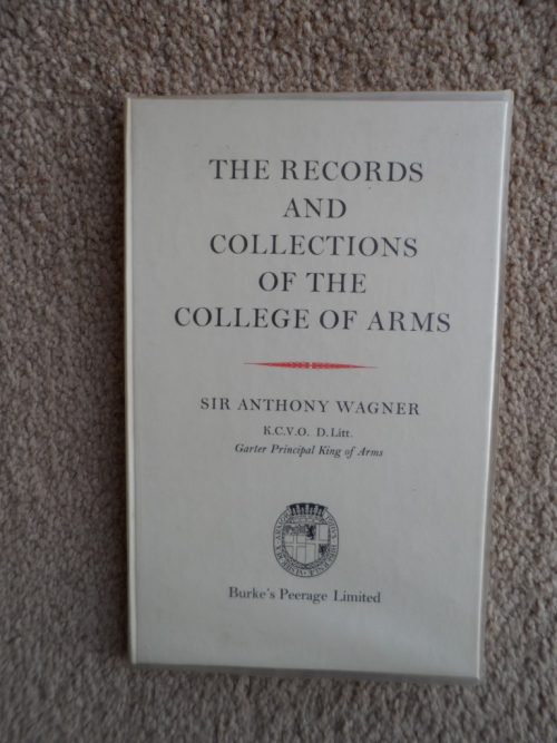 The Records And Collections Of The College Of Arms – Anthony Richard Wagner secondhand book