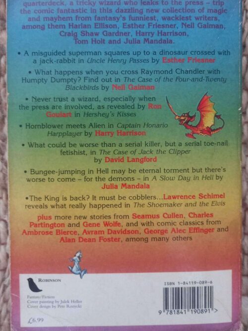 The Mammoth Book Of Seriously Comic Fantasy — Michael Ashley secondhand book