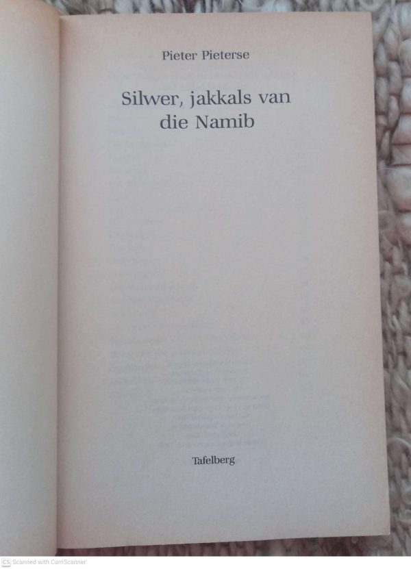 Silwer, Jakkals Van Die Namib — Pieter Pietersen secondhand book
