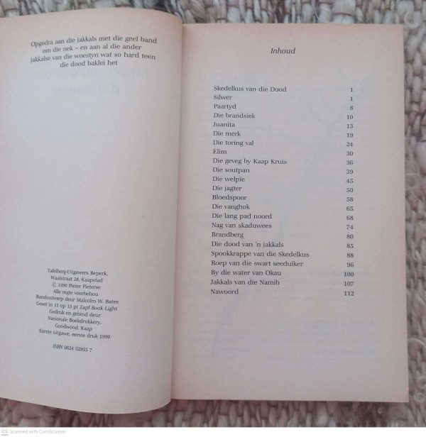 Silwer, Jakkals Van Die Namib — Pieter Pietersen secondhand book