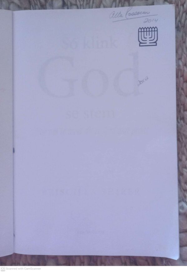 So Klink God Se Stem3 So Klink God Se Stem — Priscilla Evans secondhand book