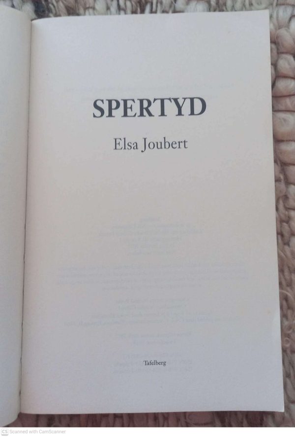 Spertyd — Elsa Joubert secondhand book