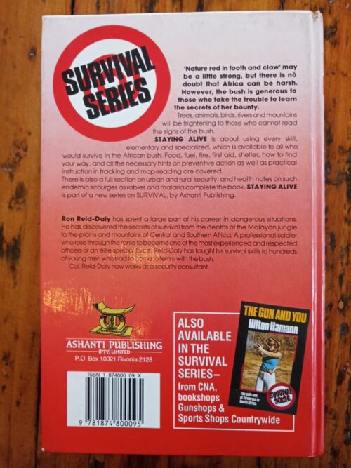 Staying Alive – Ron Reid-Daly secondhand book
