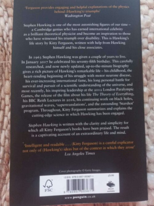 Stephen Hawking: His Life And Work — Kitty Ferguson secondhand book