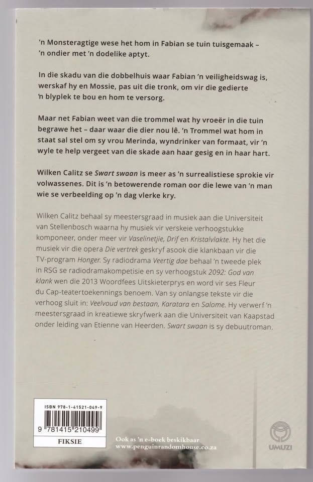 Swart swaan2 Swart Swaan — Wilken Calitz secondhand book