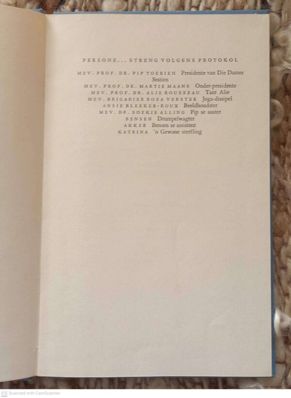 T In Die Blou Kamer — Mikro secondhand book