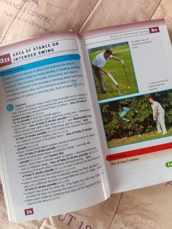The Golf Rules Dictionary – Hadyn Rutter secondhand book