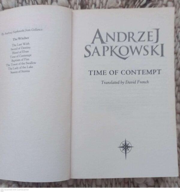 Time Of Contempt — Andrzej Sapkowski secondhand book