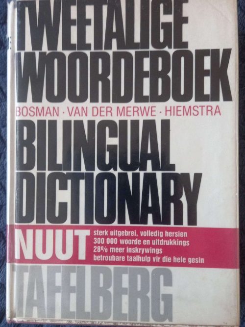 Tweetalige Woordeboek / Bilingual Dictionary — D. B. Bosman secondhand book