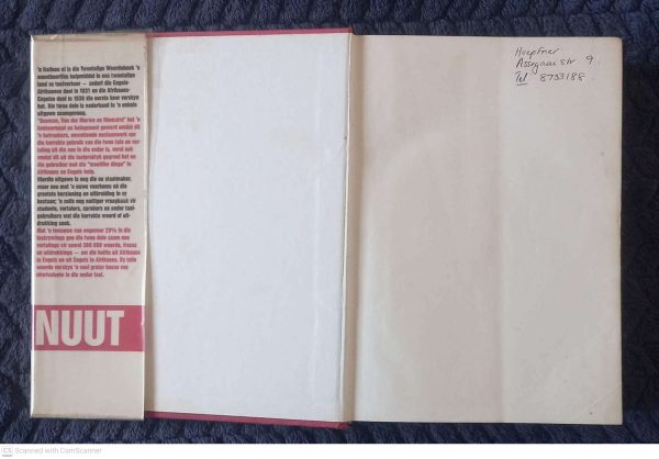 Tweetalige Woordeboek / Bilingual Dictionary — D. B. Bosman secondhand book