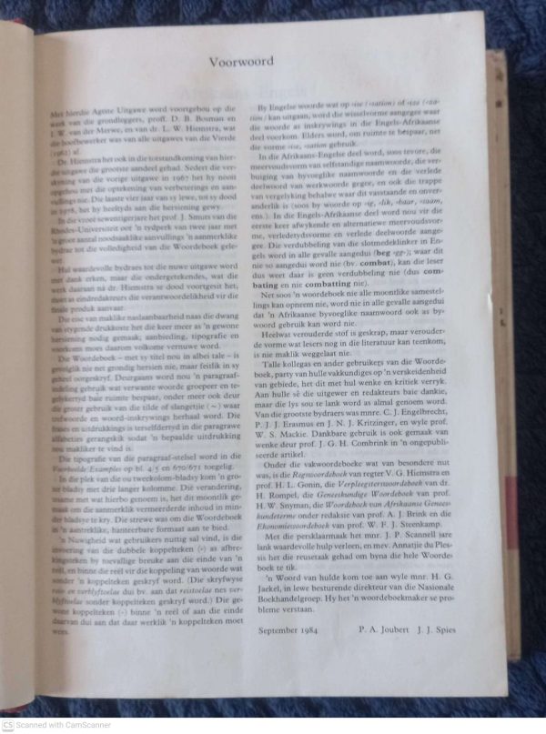 Tweetalige Woordeboek / Bilingual Dictionary — D. B. Bosman secondhand book