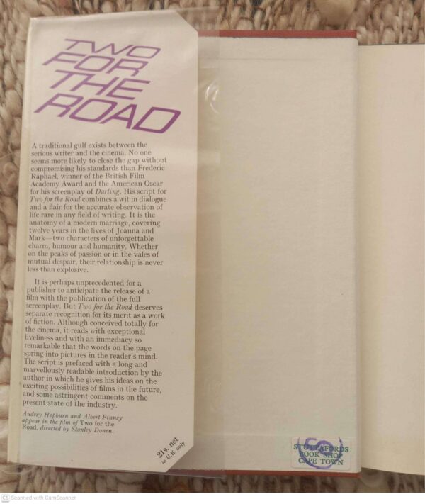 Two For The Road — Frederic Raphael secondhand book