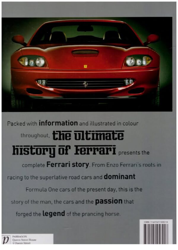 The Ultimate History Of Ferrari – Brian Laban secondhand book
