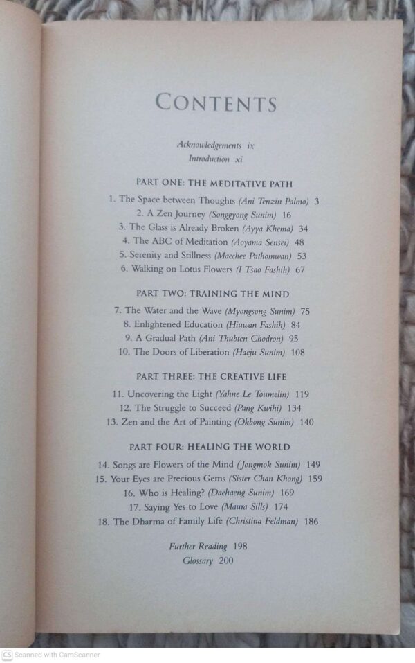 Walking On Lotus Flowers — Martine Batchelor secondhand book