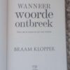 Wanneer Woorde Ontbreek — Braam Klopper secondhand book