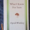 What I Know For Sure — Oprah Winfrey secondhand book