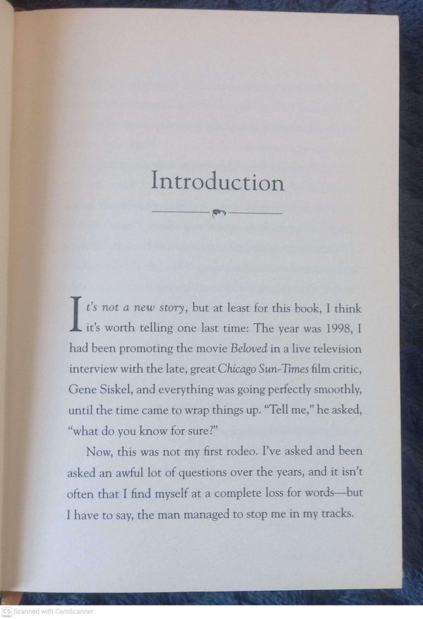 What I Know For Sure — Oprah Winfrey secondhand book