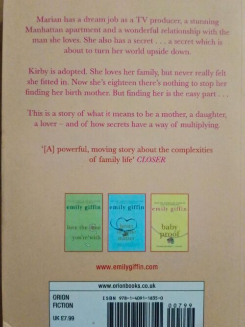 Where We Belong – Emily Griffin secondhand book