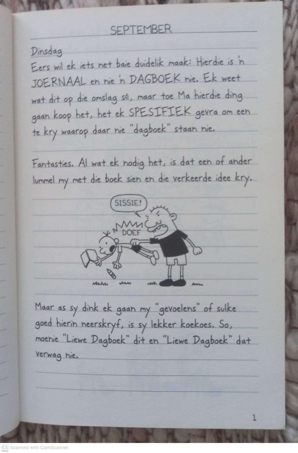 Dagboek Van ‘n Wimp — Jeff Kinney secondhand book