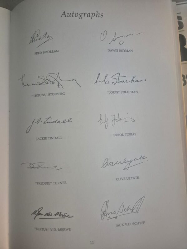 Doc Craven’s Tribute: The Legends Of Springbok Rugby 1889–1989 – Keith Clayton secondhand book