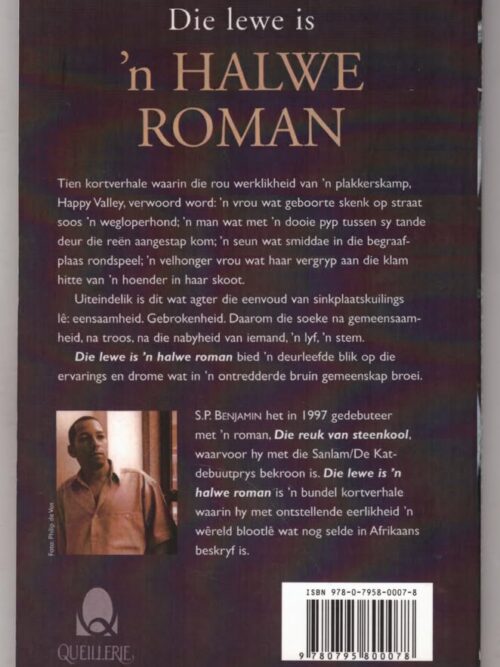 Die Lewe Is ‘n Halwe Roman — S. P. Benjamin secondhand book