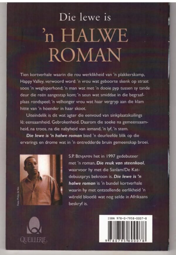 Die Lewe Is ‘n Halwe Roman — S. P. Benjamin secondhand book