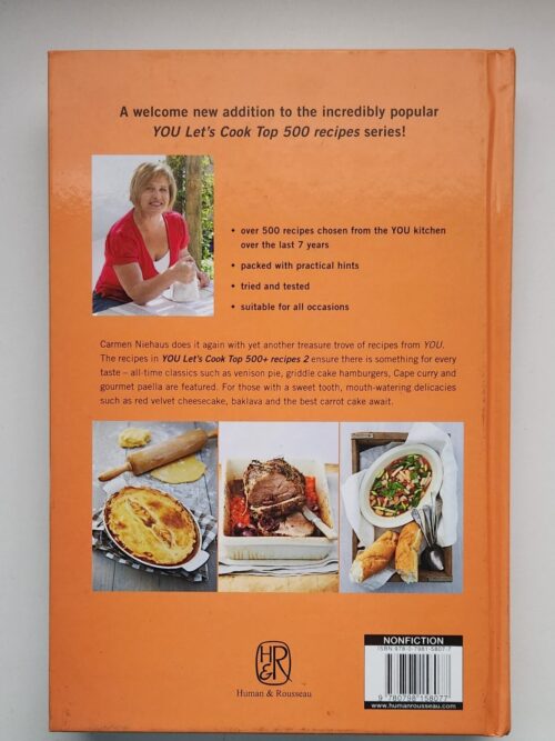 YOU Let’s Cook Top 500 + Recipes 2 – Carmen Niehaus secondhand book