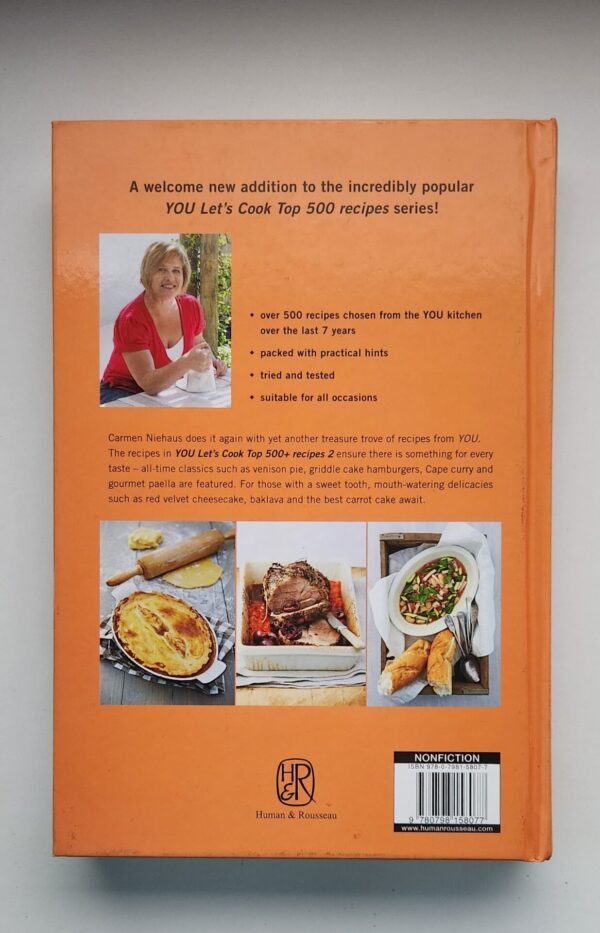 YOU Let’s Cook Top 500 + Recipes 2 – Carmen Niehaus secondhand book