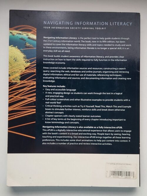 Navigating Informantion Literacy – Theo Bothma secondhand book