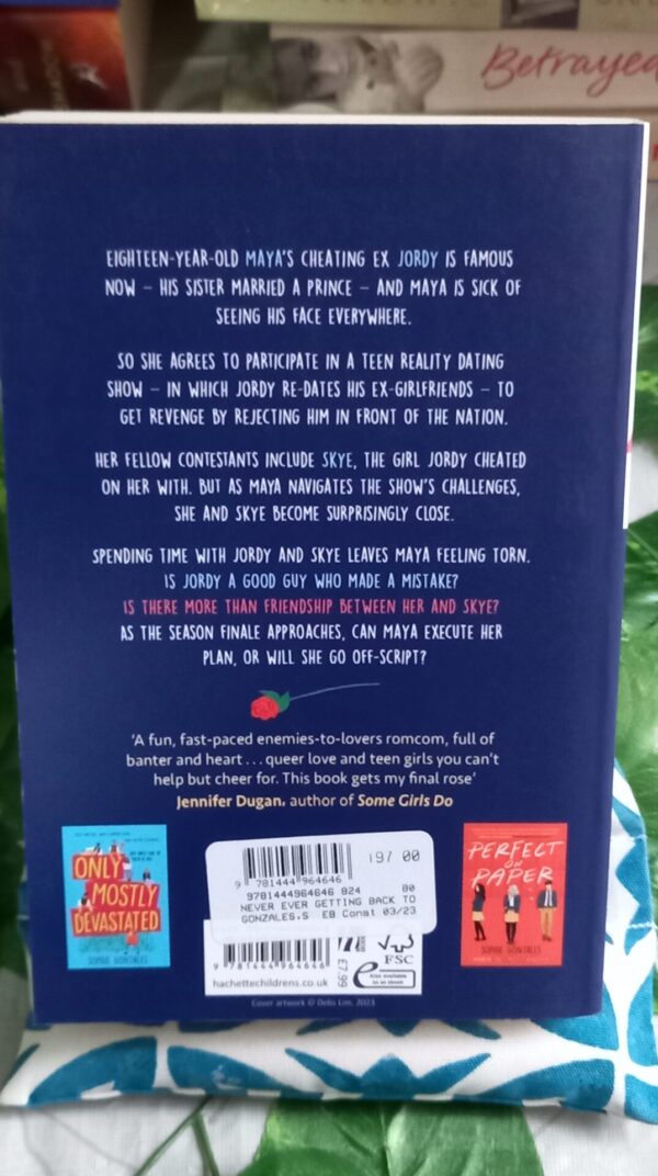 Never Ever Getting Back Together – Sophie Gonzales secondhand book