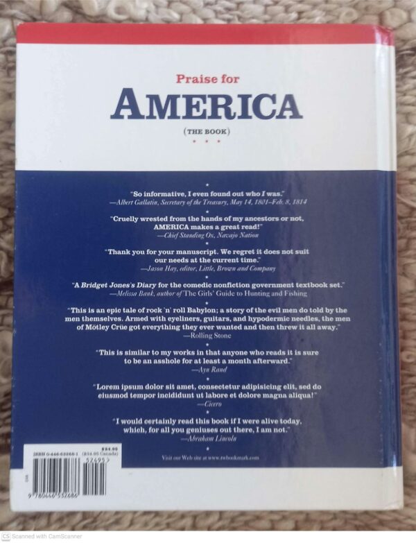 America (The Book): A Citizen’s Guide To Democracy Inaction — Jon Stewart secondhand book