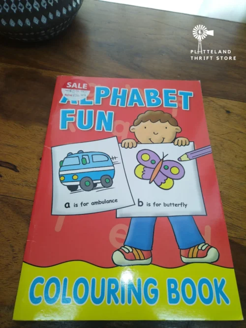 Alphabet Fun Colouring Book – Alligator Books secondhand book