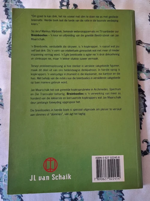 Breinboelies Vir Slimmes En Dommes Van Agt Tot Tagtig – Jan Maarschalk secondhand book
